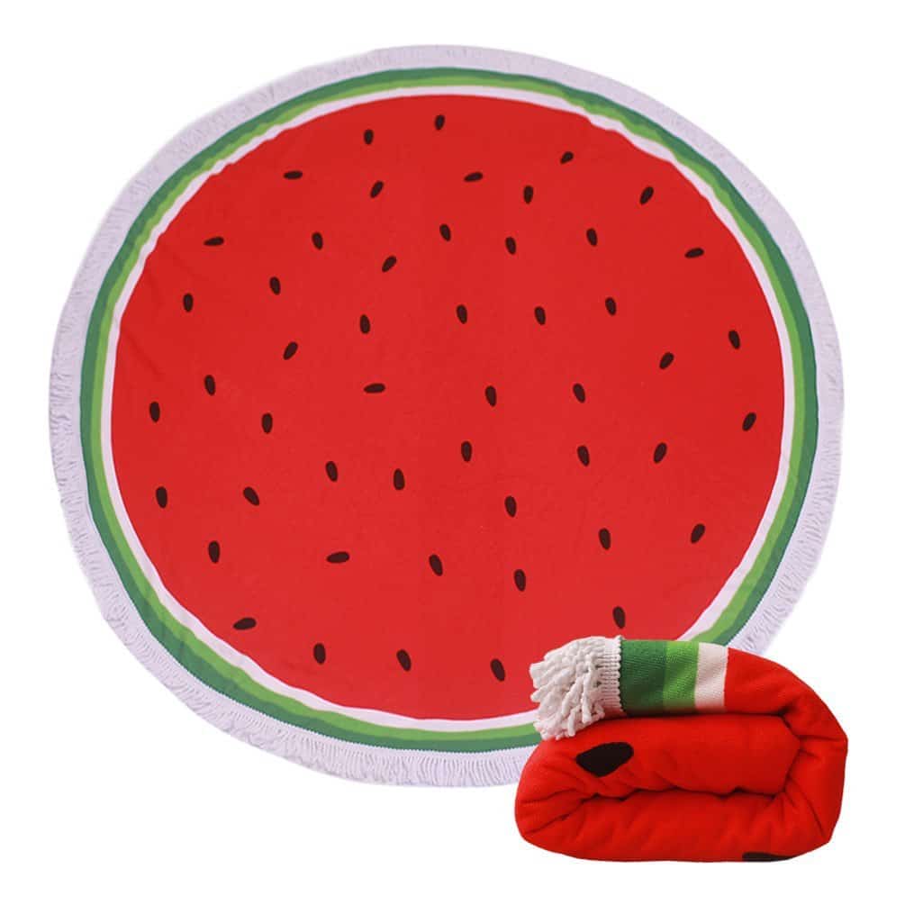 Round Watermelon Blanket